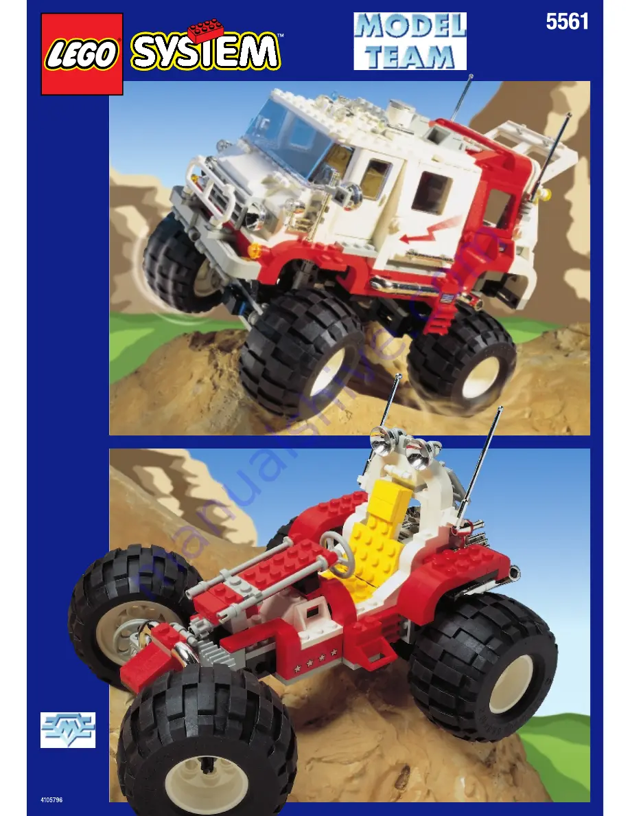 LEGO System Model Team 5561 Building Instructions Download Page 1