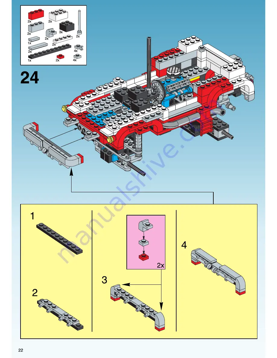 LEGO System Model Team 5561 Скачать руководство пользователя страница 22