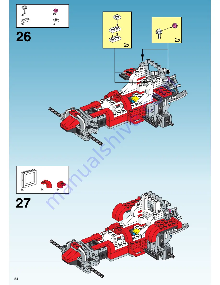 LEGO System Model Team 5561 Скачать руководство пользователя страница 54