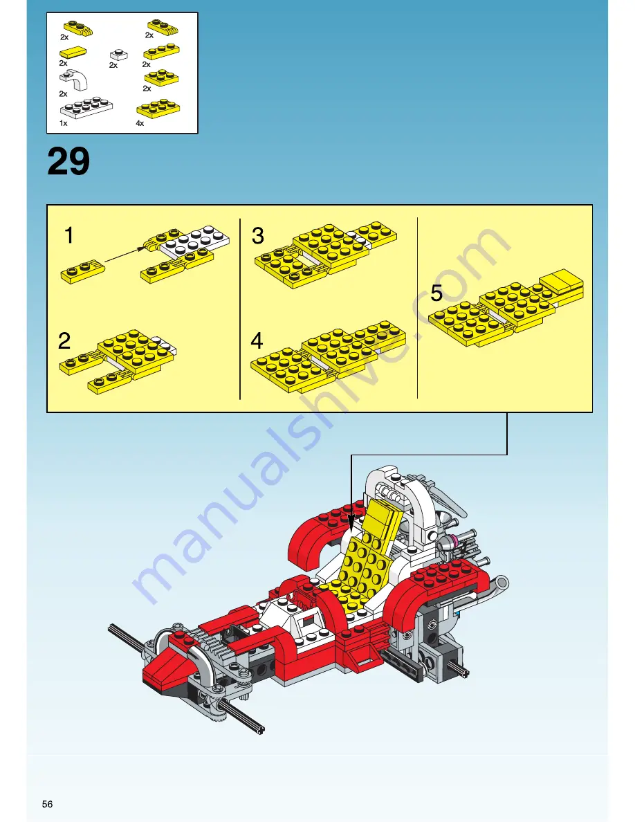 LEGO System Model Team 5561 Building Instructions Download Page 56