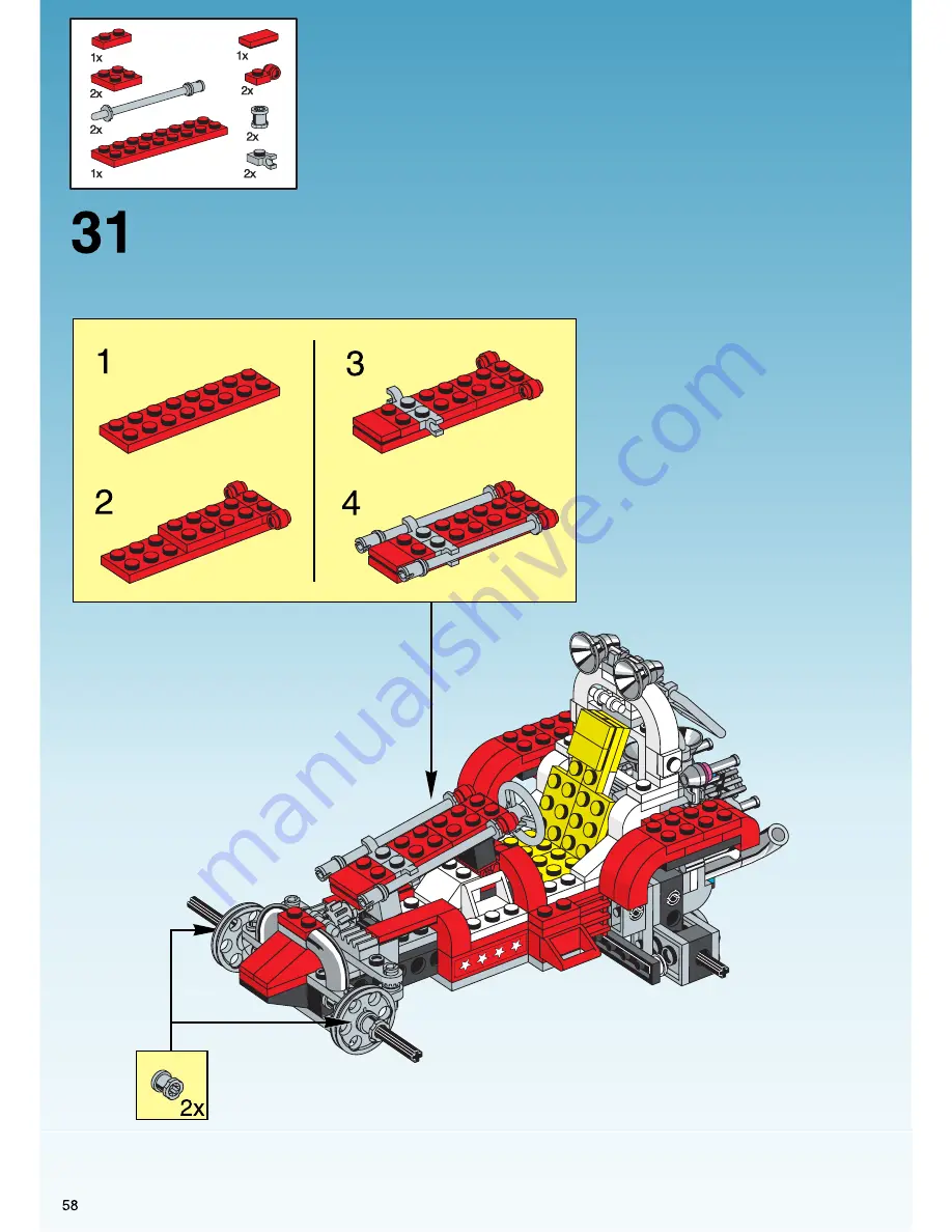 LEGO System Model Team 5561 Скачать руководство пользователя страница 58