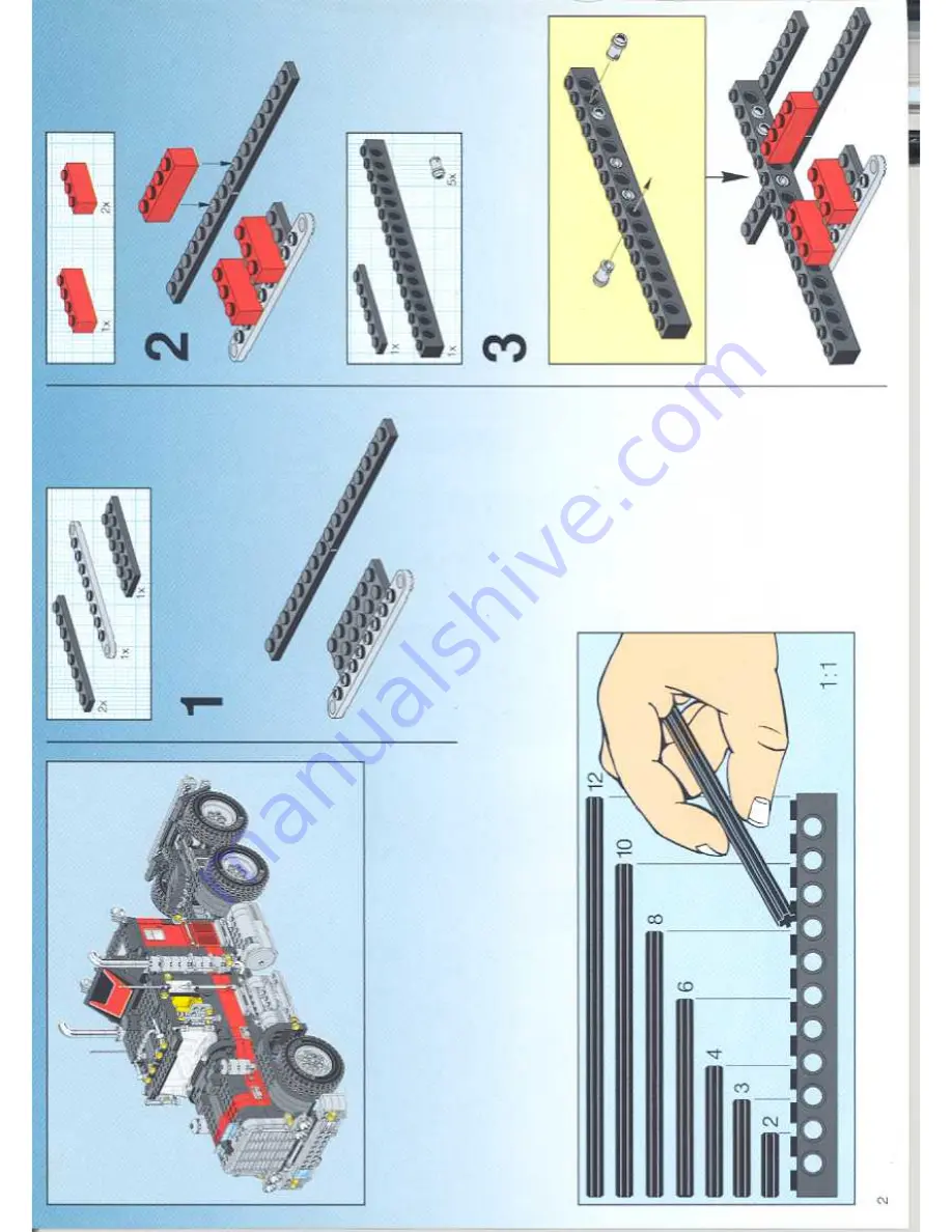 LEGO System Model Team 5571 Скачать руководство пользователя страница 2