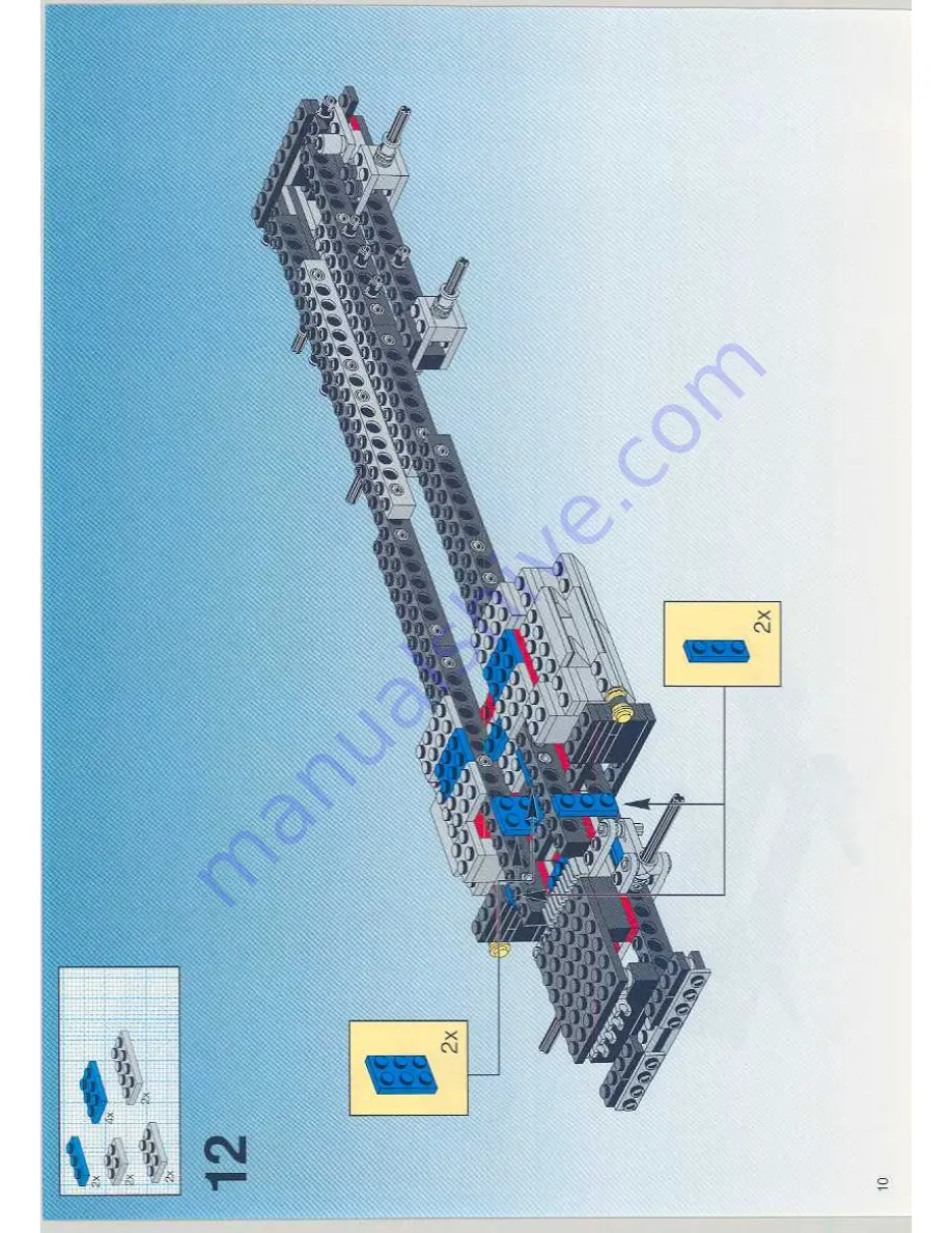 LEGO System Model Team 5571 Building Instructions Download Page 10