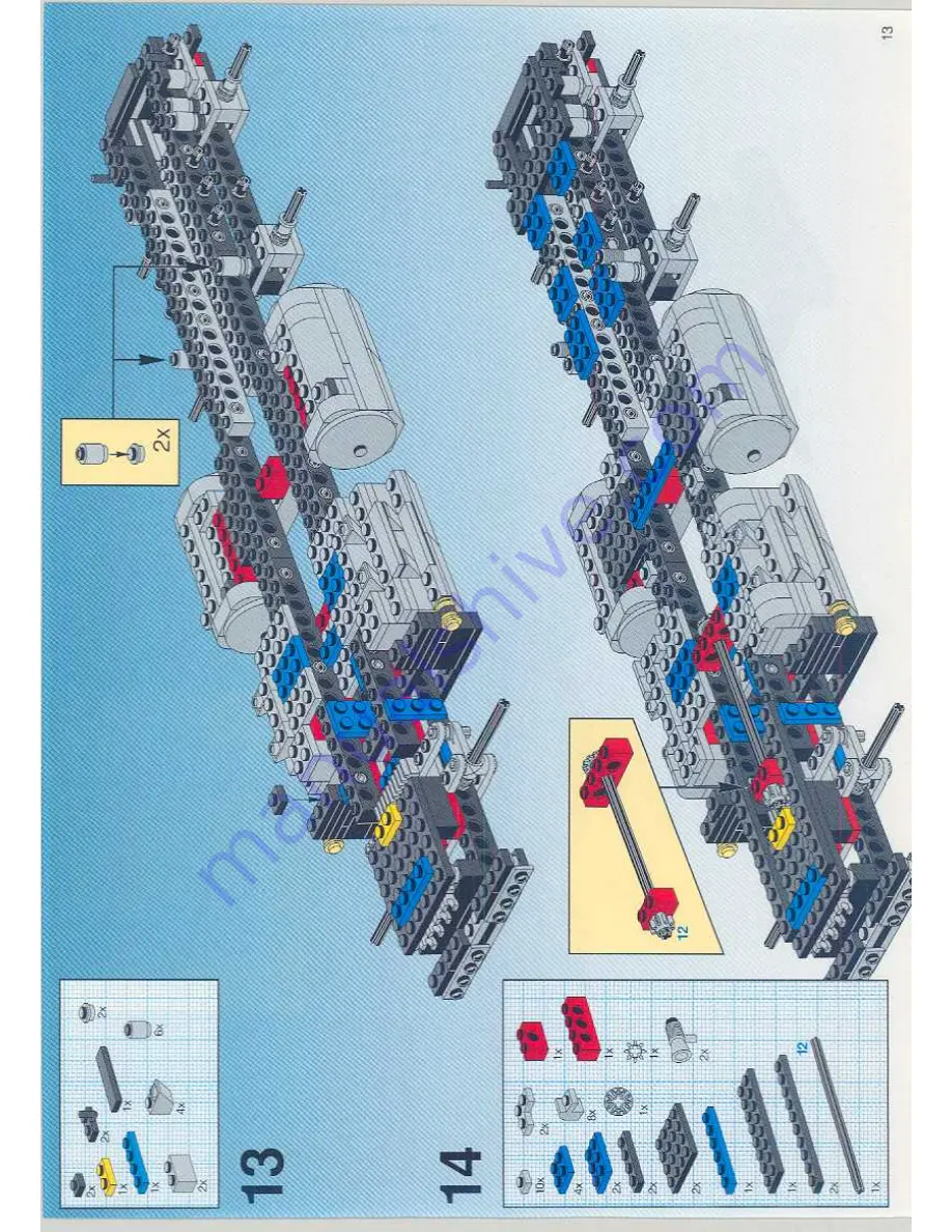 LEGO System Model Team 5571 Скачать руководство пользователя страница 13