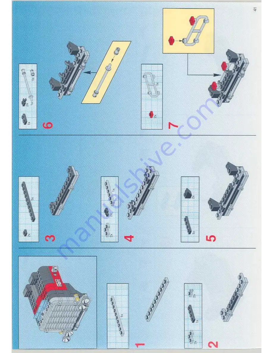 LEGO System Model Team 5571 Скачать руководство пользователя страница 41