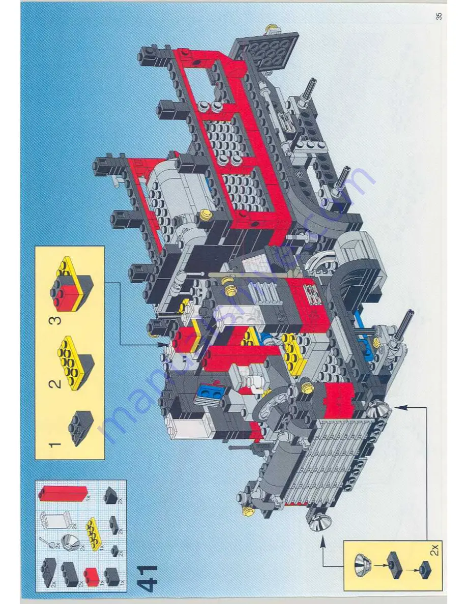 LEGO System Model Team 5571 Building Instructions Download Page 95