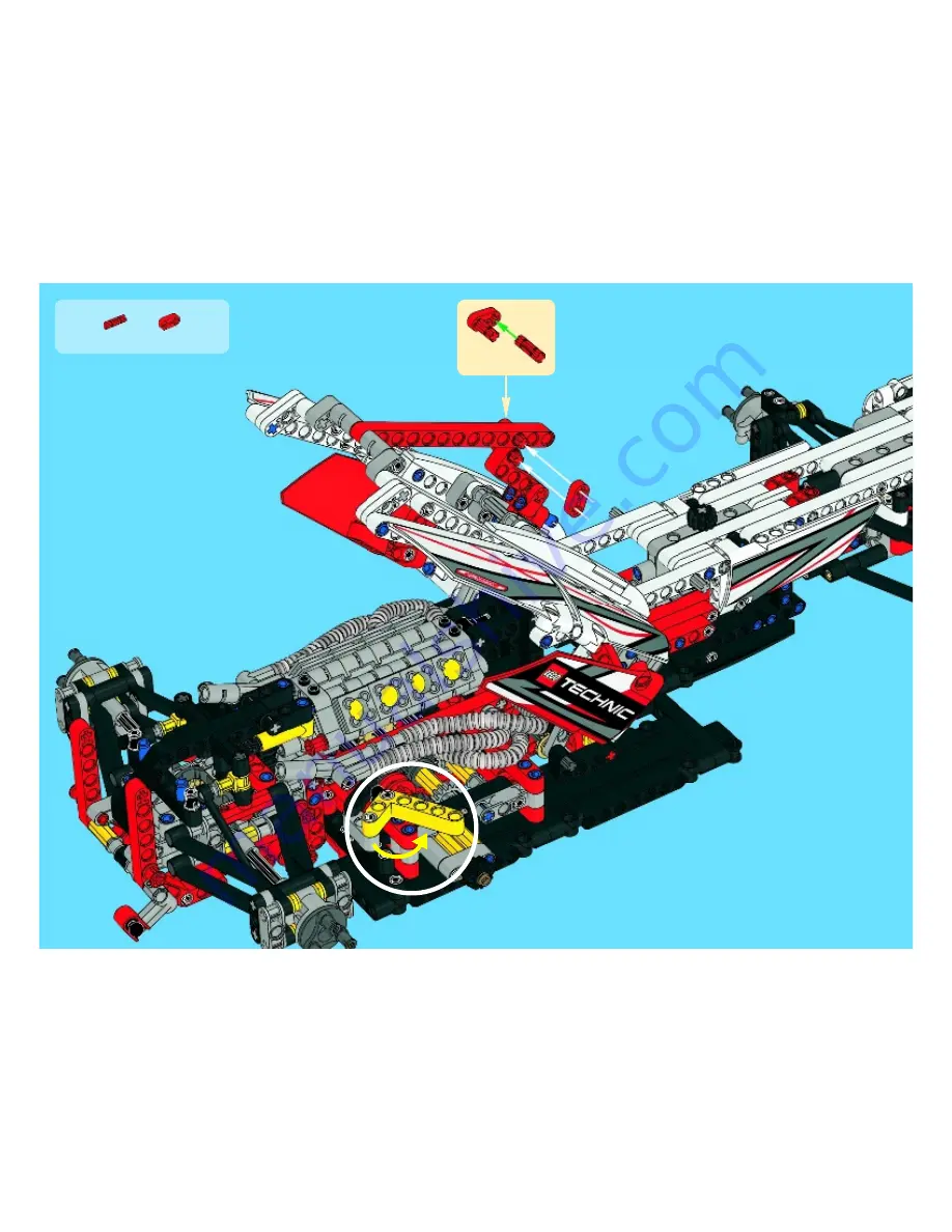 LEGO Technic 42000 Assembly Instructions Manual Download Page 18