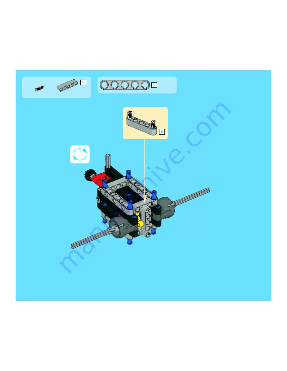 LEGO Technic 42005 Instructions Manual Download Page 12