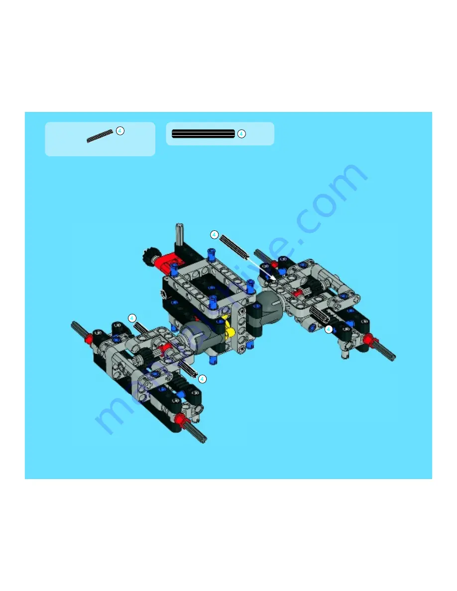 LEGO Technic 42005 Instructions Manual Download Page 21