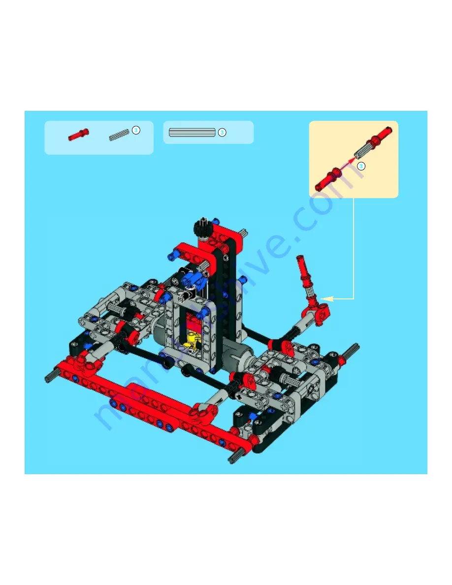 LEGO Technic 42005 Instructions Manual Download Page 35