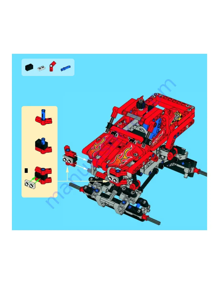 LEGO Technic 42005 Instructions Manual Download Page 73