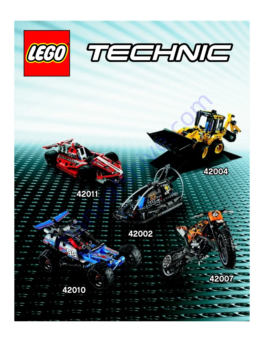 LEGO Technic 42006 Assembly Manual Download Page 44