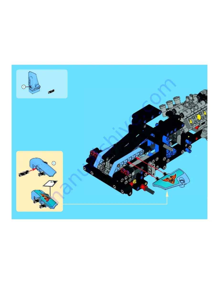 LEGO technic 42022 Assembly Manual Download Page 68