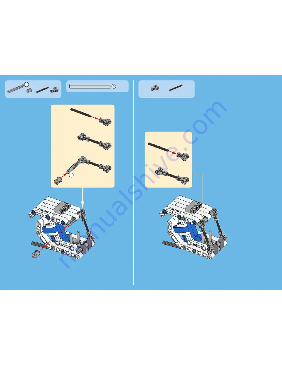 LEGO TECHNIC 42042 Assembly Download Page 160