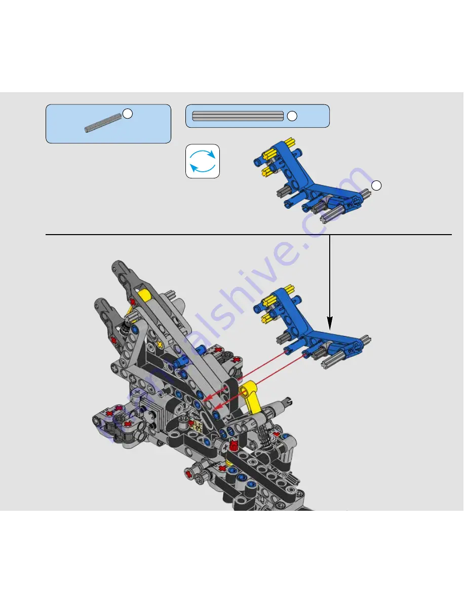 LEGO TECHNIC 42063 Building Instructions Download Page 43