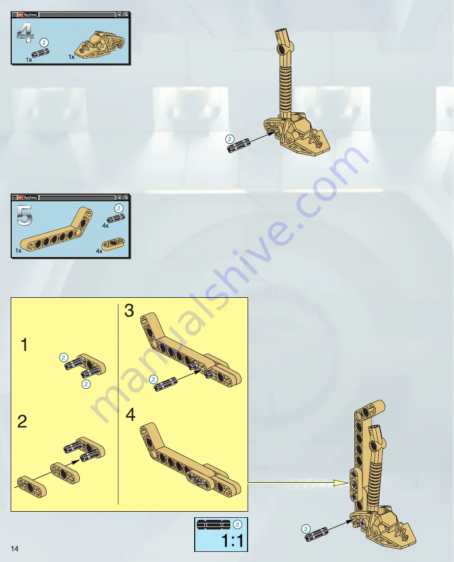 LEGO Technic 8001 Скачать руководство пользователя страница 14