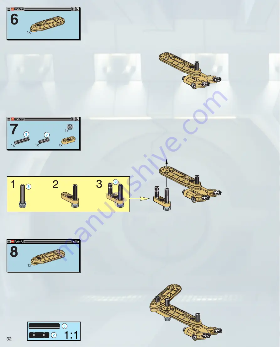 LEGO Technic 8001 Скачать руководство пользователя страница 32
