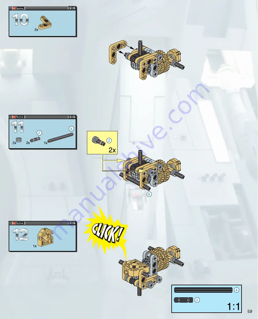 LEGO Technic 8001 Скачать руководство пользователя страница 59