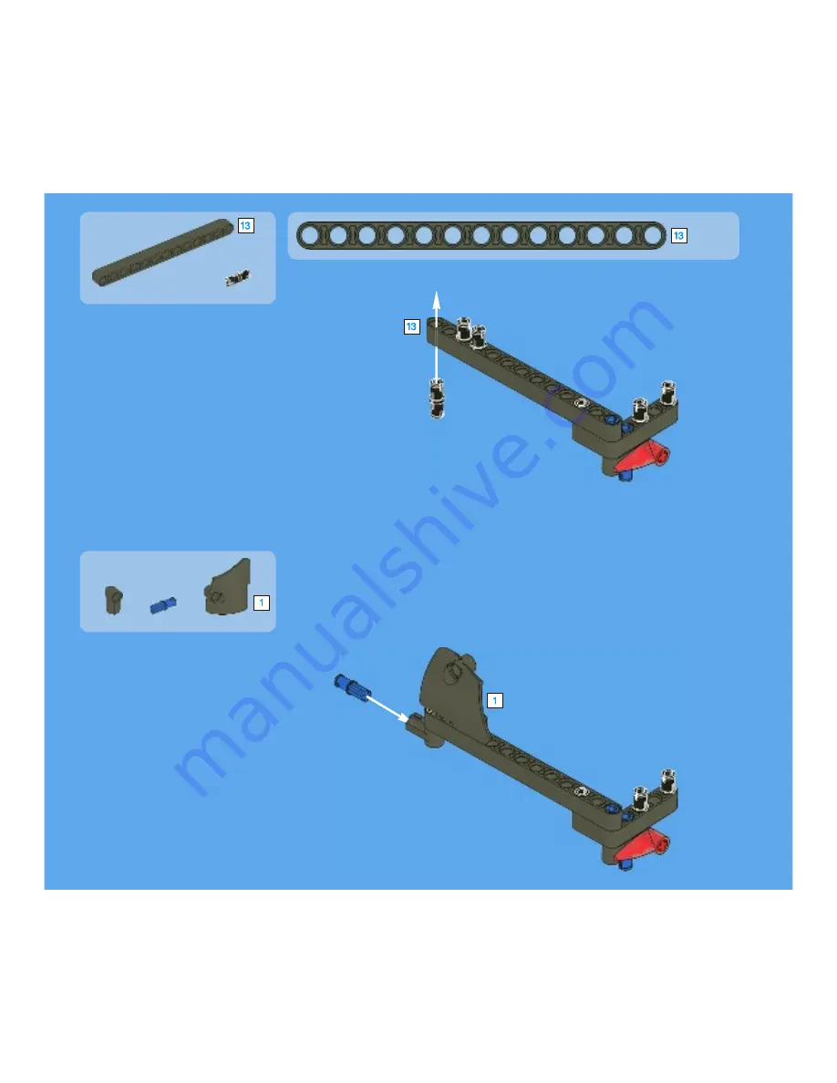 LEGO Technic 8081 Building Instructions Download Page 3