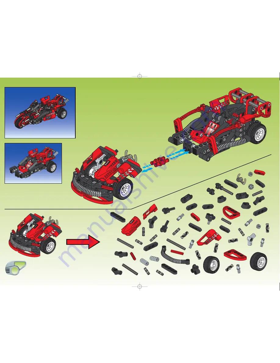 LEGO Technic 8242 Assembly Instructions Manual Download Page 38