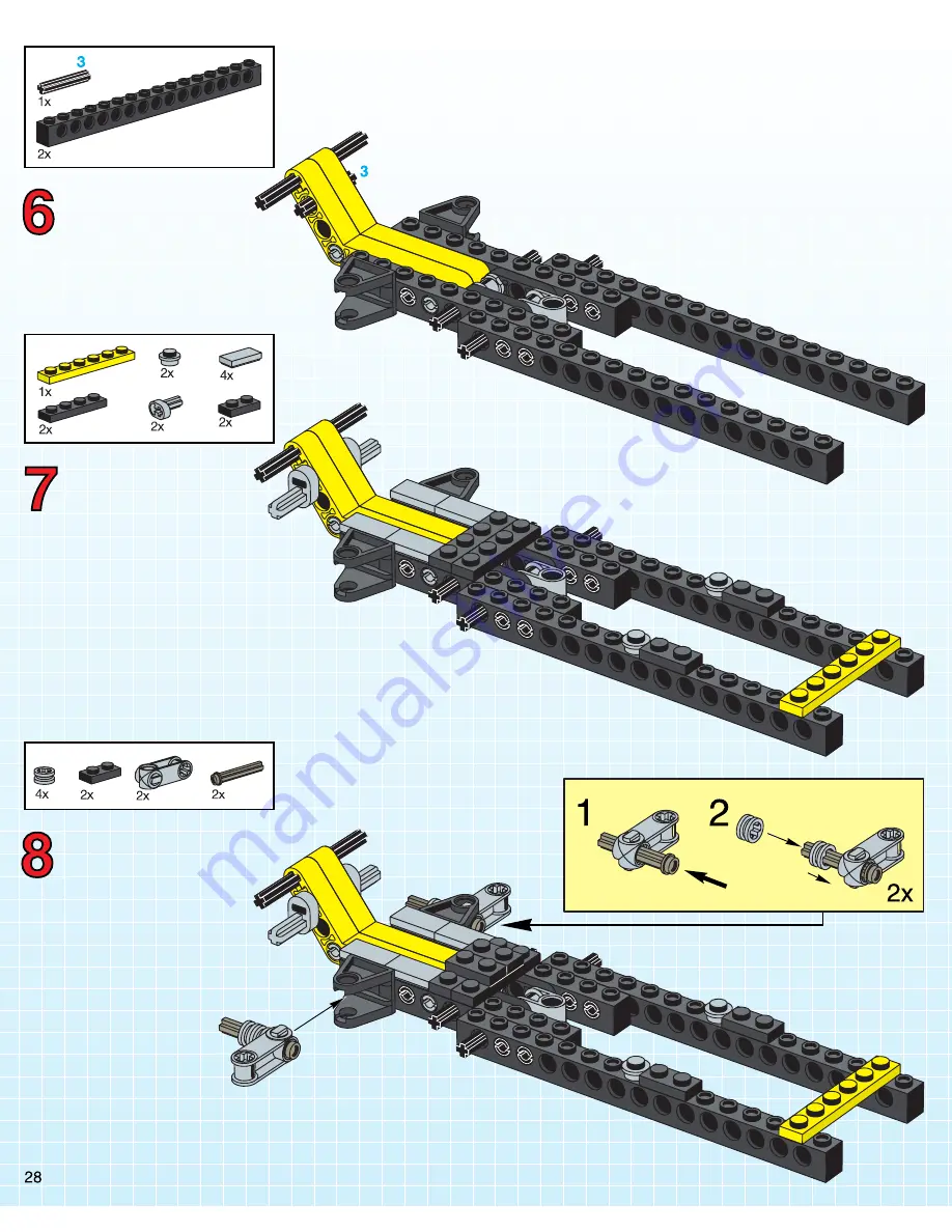 LEGO Technic 8248 Building Instructions Download Page 28