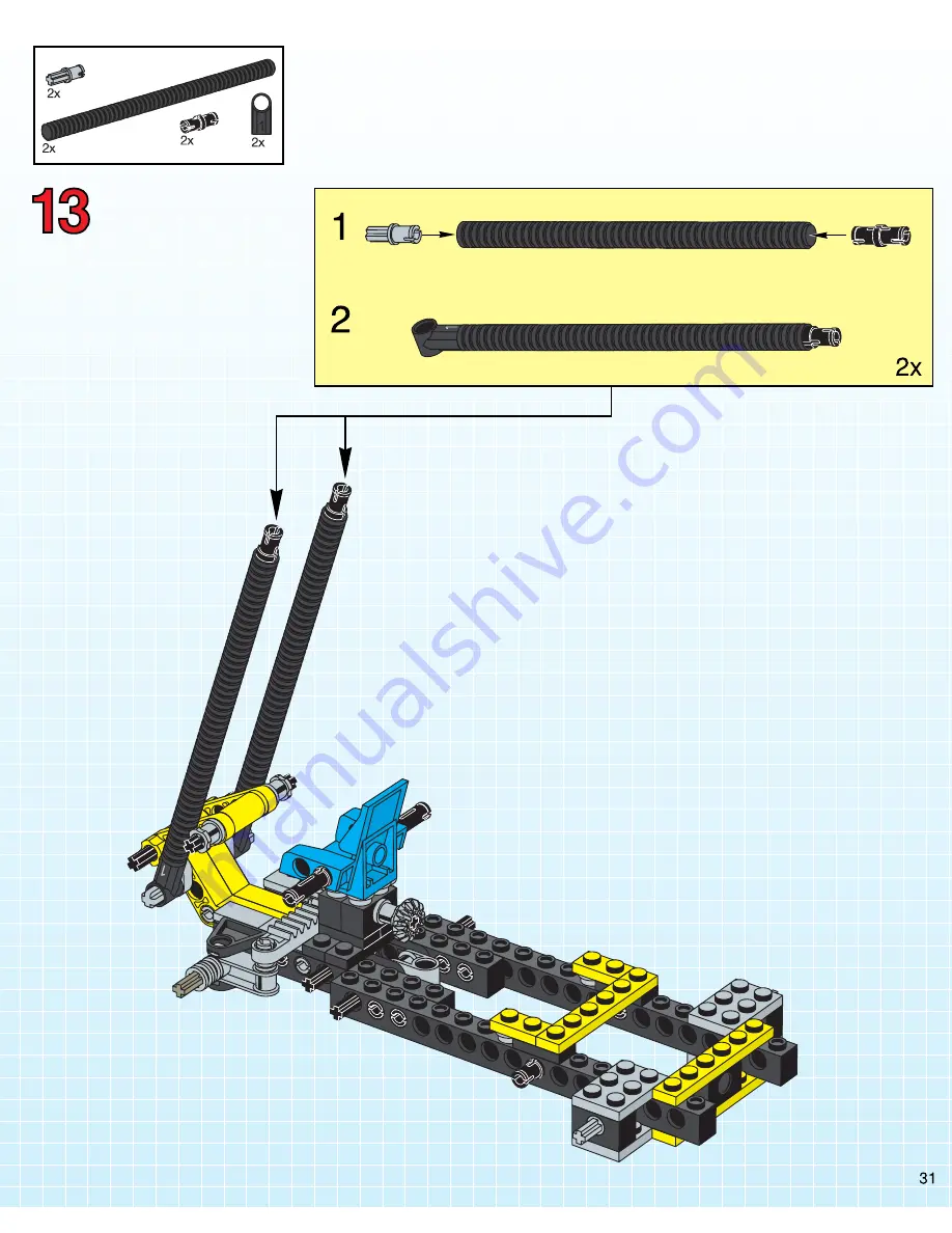 LEGO Technic 8248 Building Instructions Download Page 31