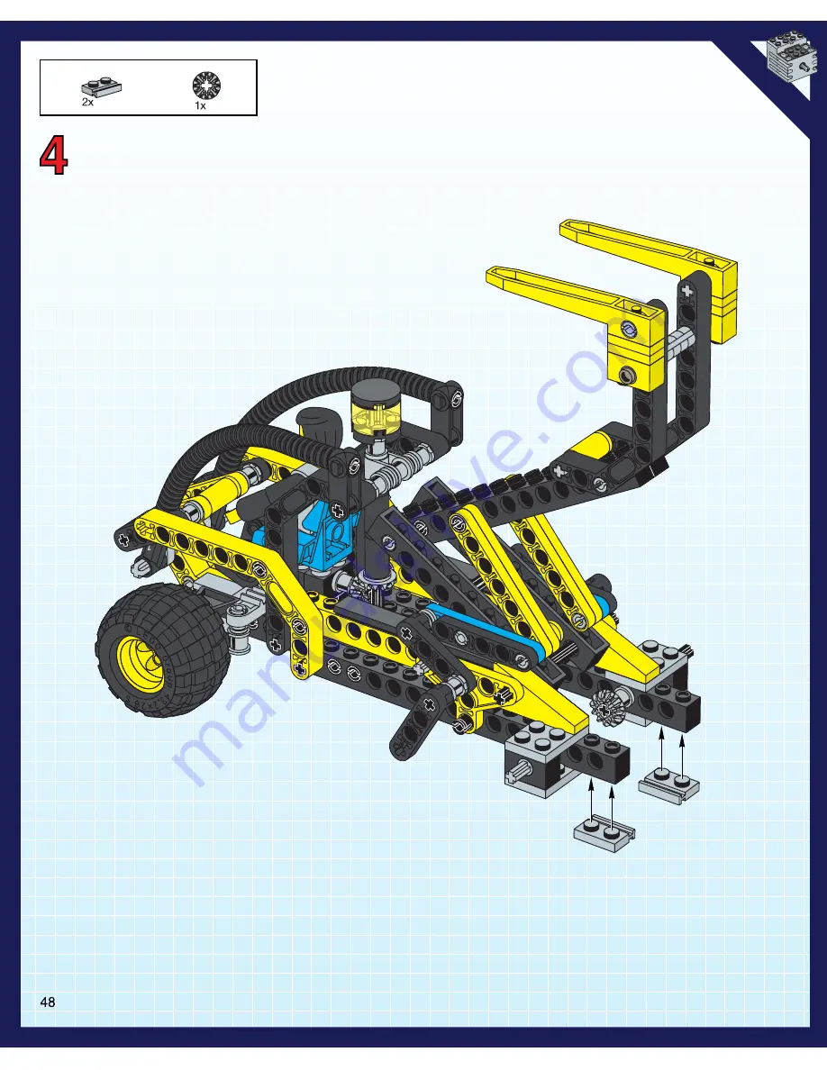 LEGO Technic 8248 Building Instructions Download Page 48