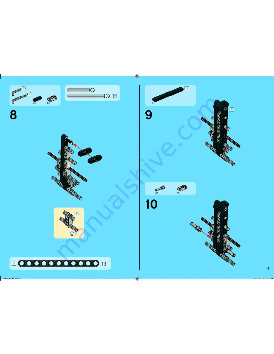 LEGO Technic 8275 Скачать руководство пользователя страница 17