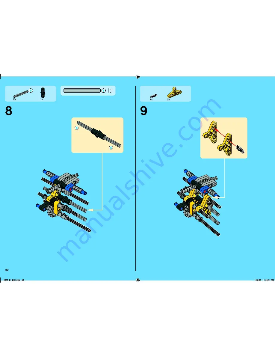 LEGO Technic 8275 Скачать руководство пользователя страница 32