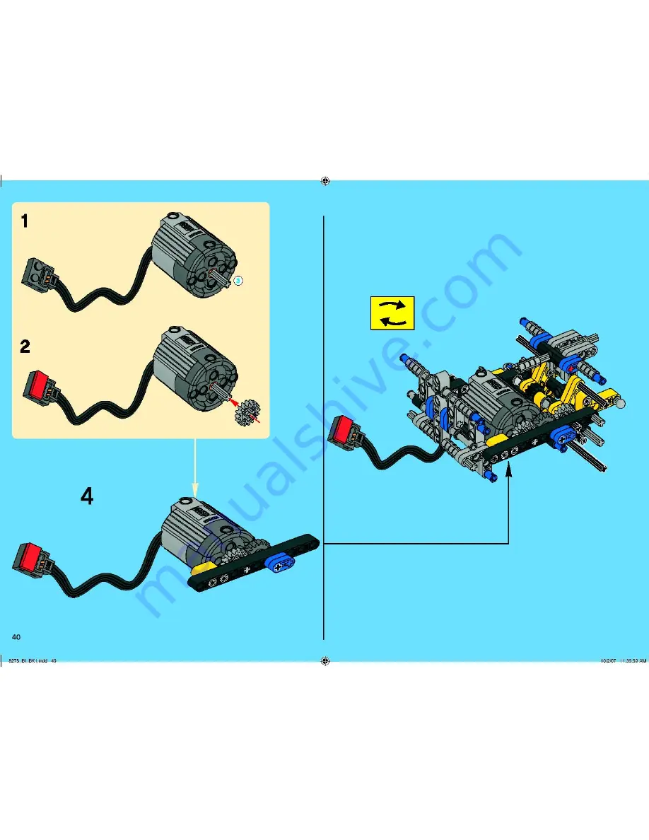 LEGO Technic 8275 Скачать руководство пользователя страница 40