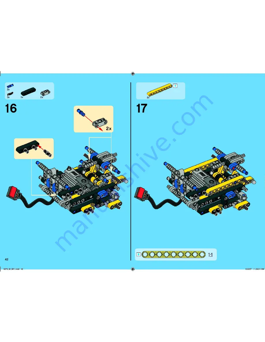 LEGO Technic 8275 Скачать руководство пользователя страница 42