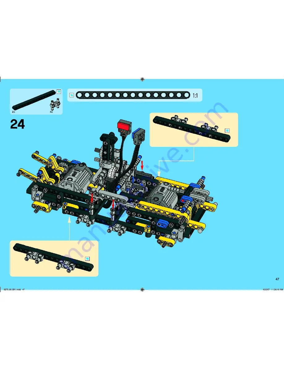 LEGO Technic 8275 Скачать руководство пользователя страница 47