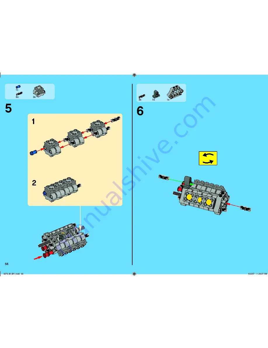 LEGO Technic 8275 Скачать руководство пользователя страница 56