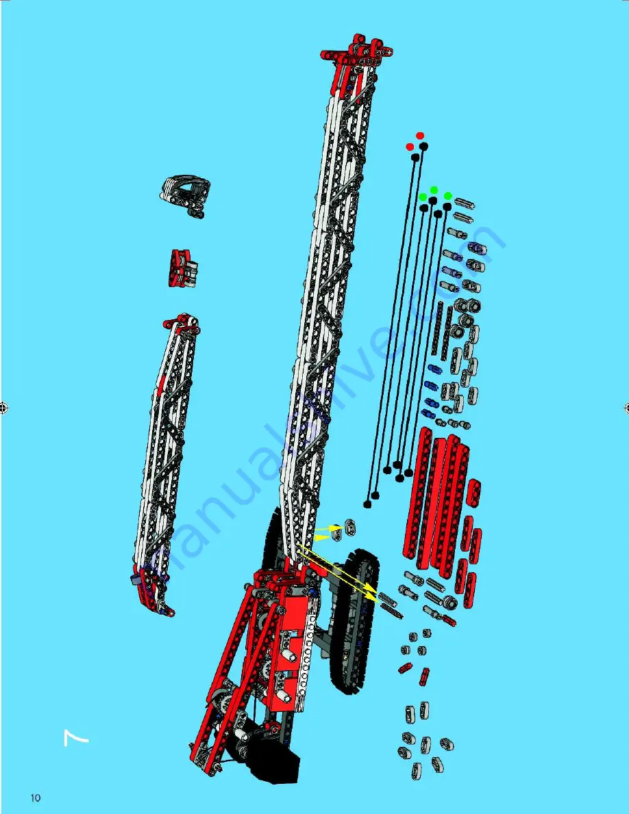 LEGO Technic 8288 Building Instructions Download Page 10