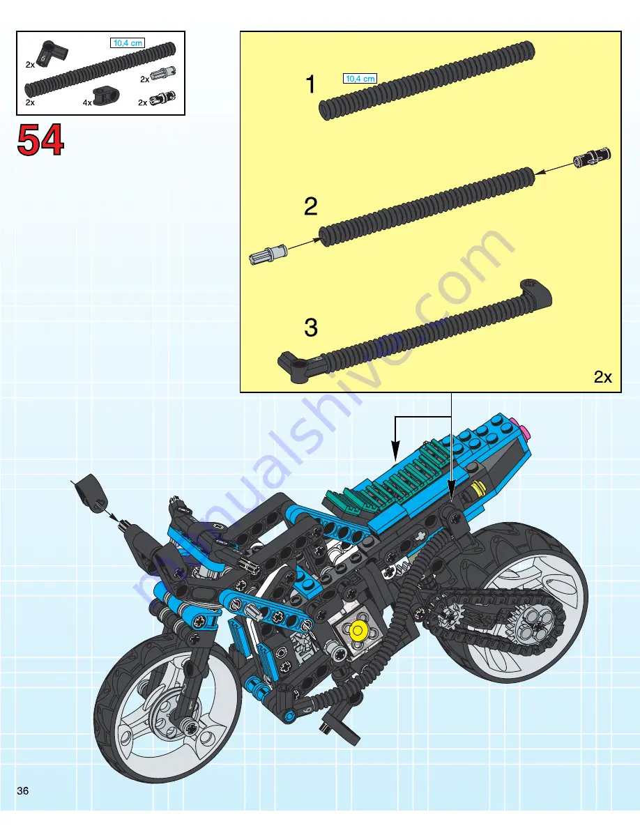 LEGO Technic 8417 Building Instructions Download Page 36