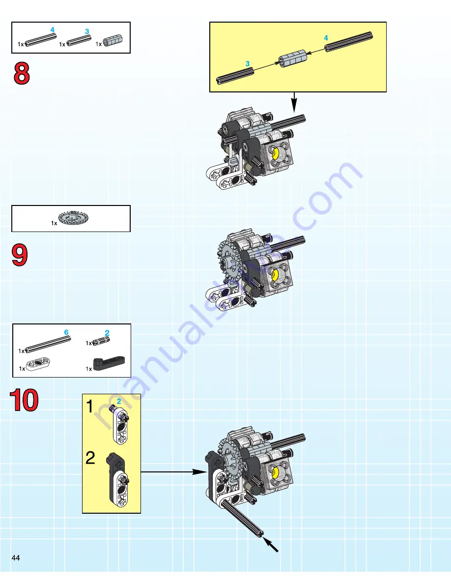 LEGO Technic 8417 Скачать руководство пользователя страница 44