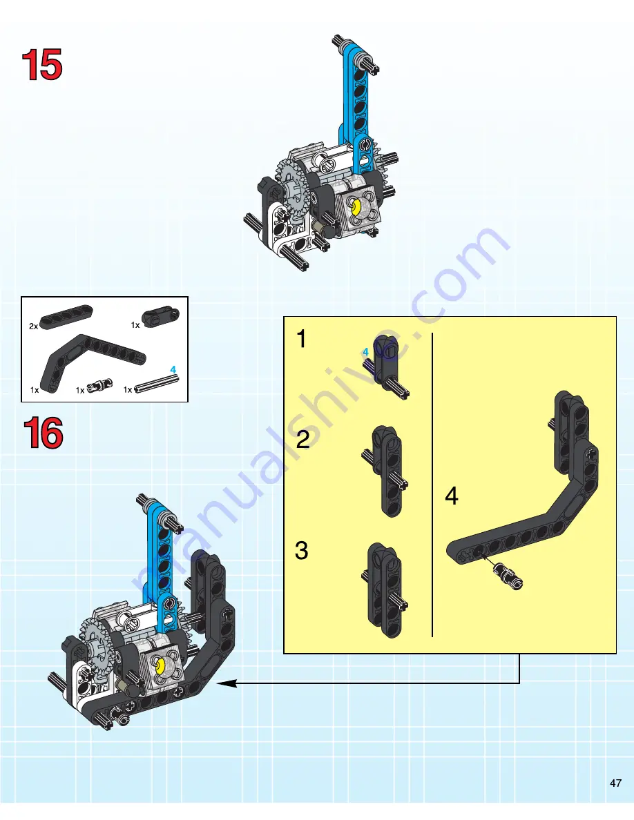 LEGO Technic 8417 Скачать руководство пользователя страница 47