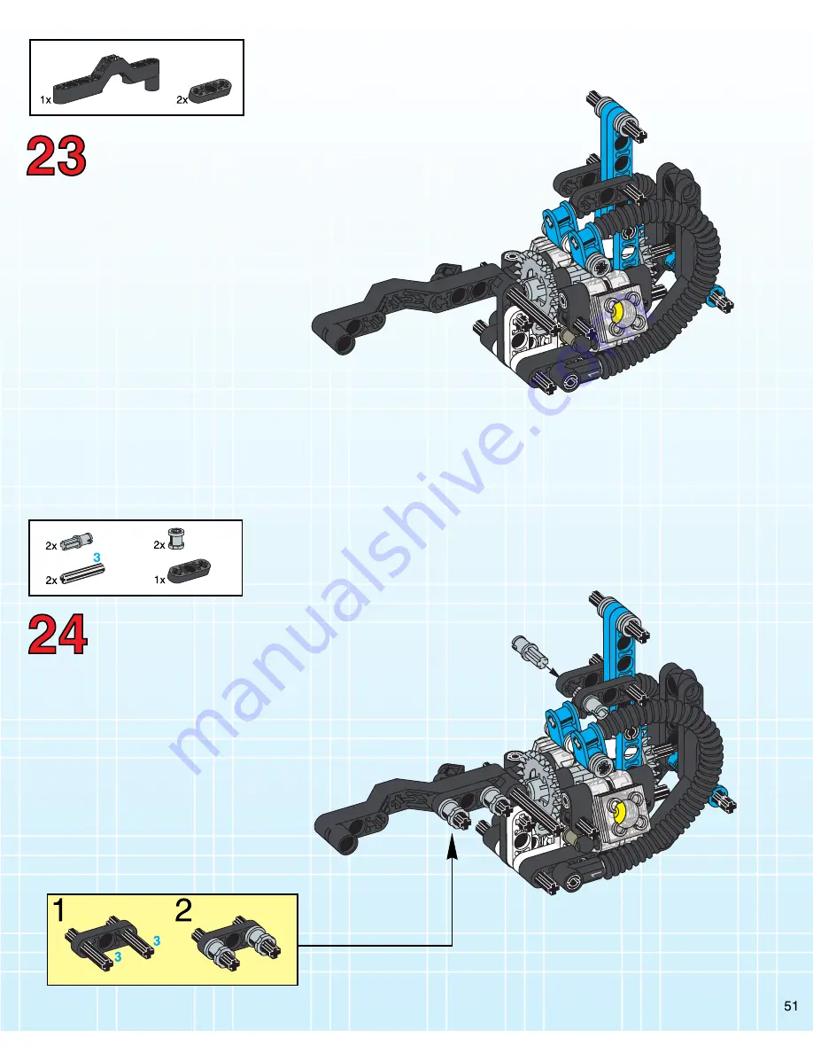 LEGO Technic 8417 Скачать руководство пользователя страница 51