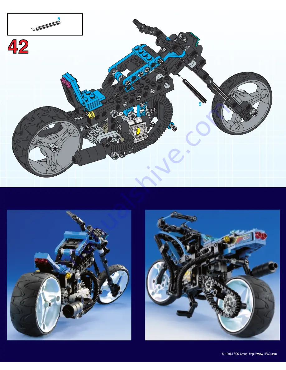 LEGO Technic 8417 Building Instructions Download Page 68