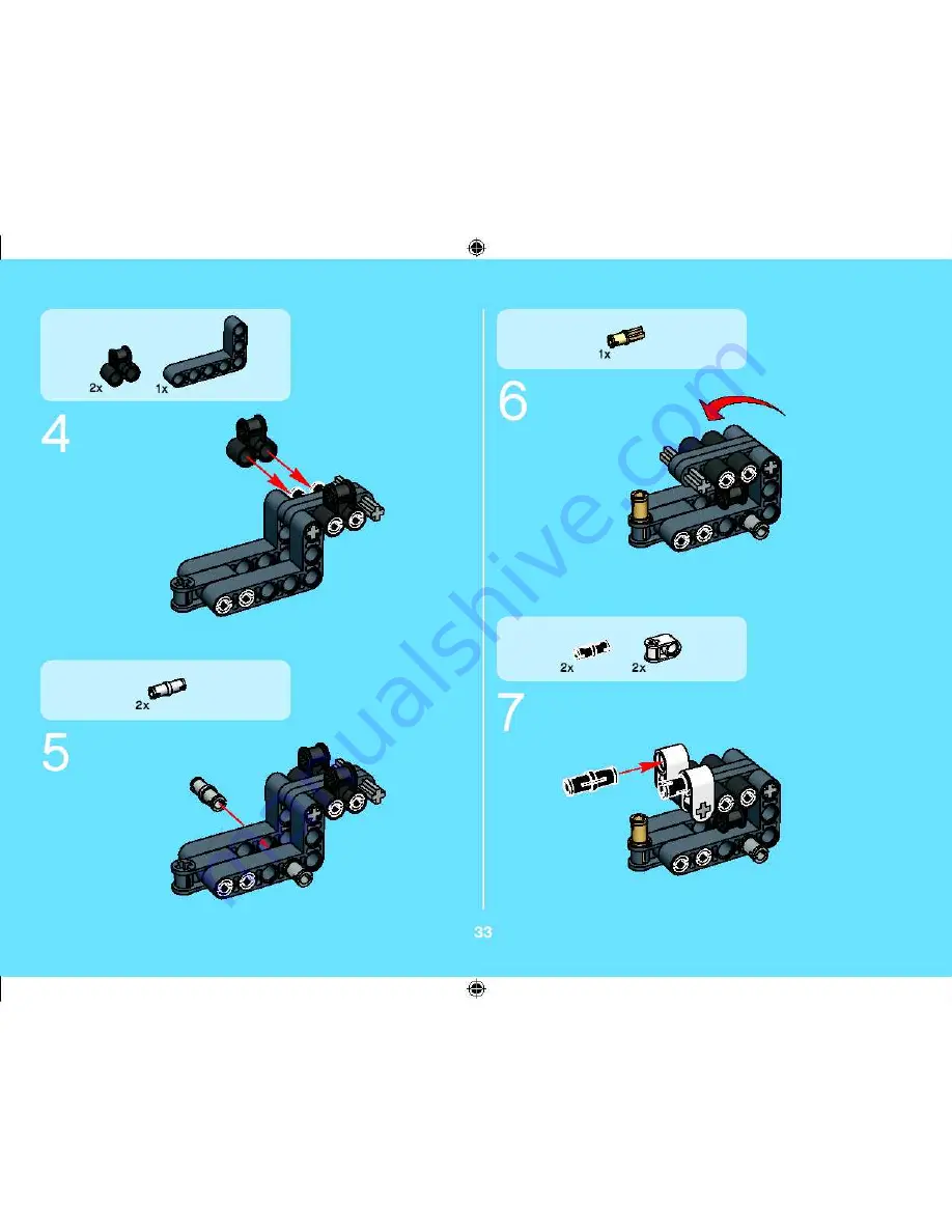 LEGO Technic 8433 Building Instructions Download Page 33