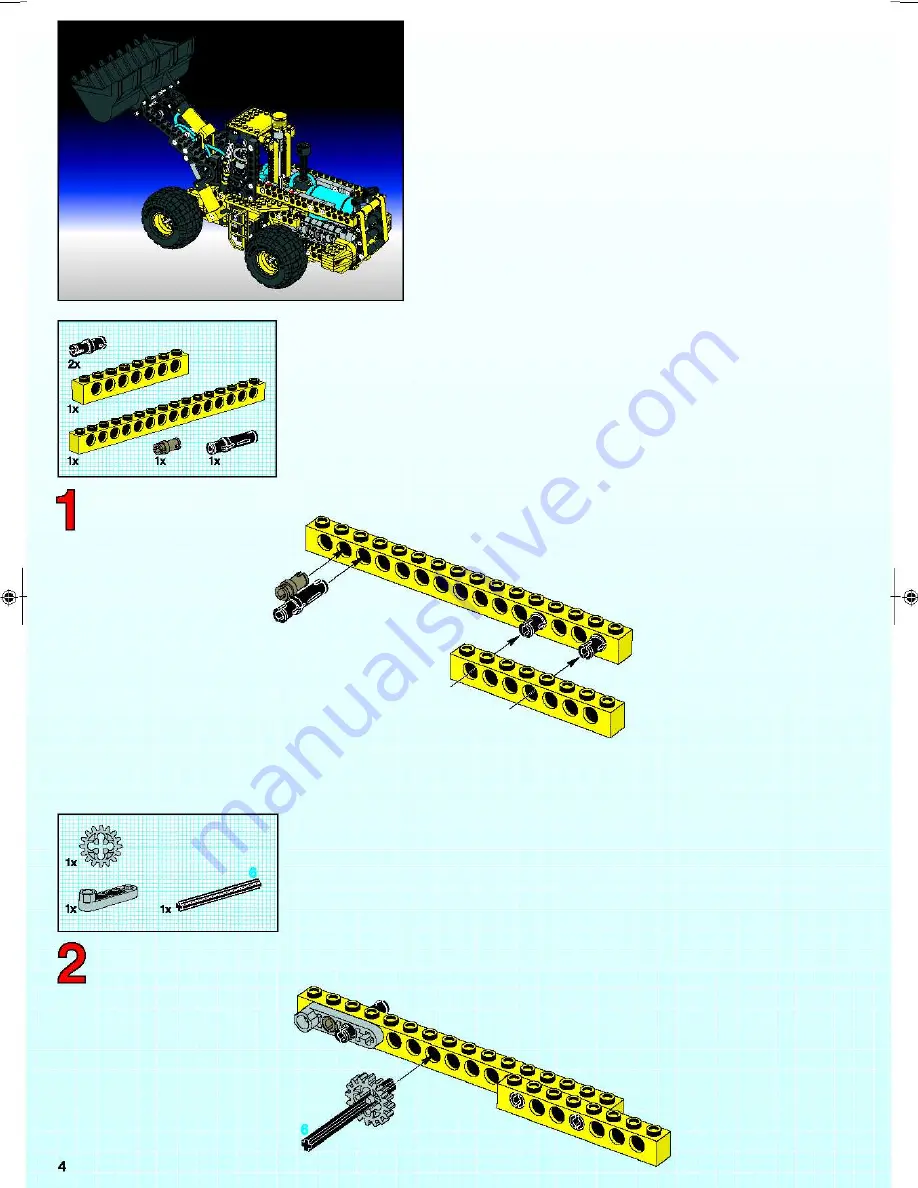 LEGO Technic 8439 Скачать руководство пользователя страница 4