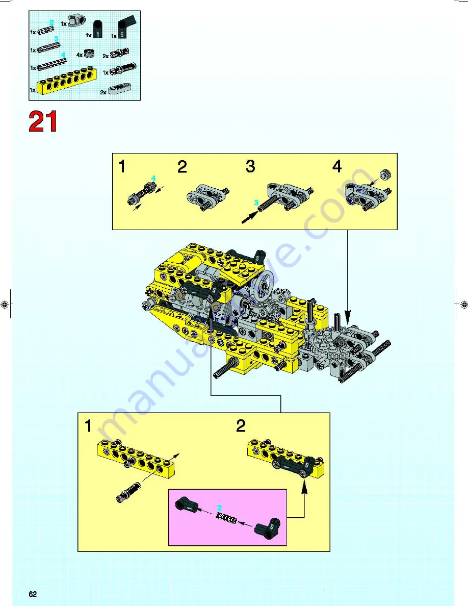 LEGO Technic 8439 Скачать руководство пользователя страница 62