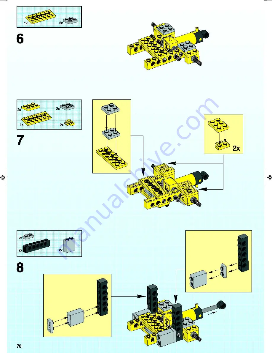 LEGO Technic 8439 Скачать руководство пользователя страница 70