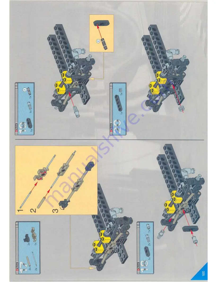 LEGO Technic 8445 Assembly Instructions Manual Download Page 100