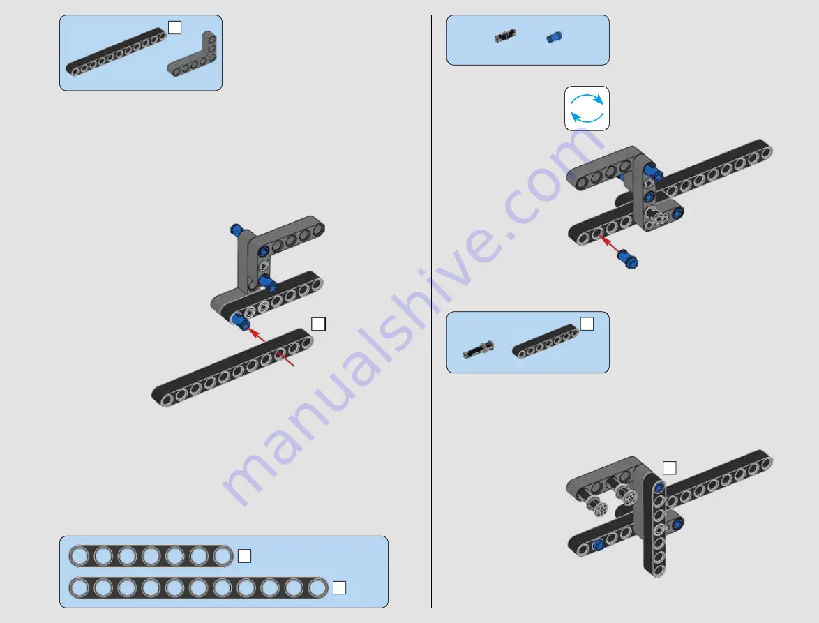 LEGO Technic Volvo 42081 Manual Download Page 43