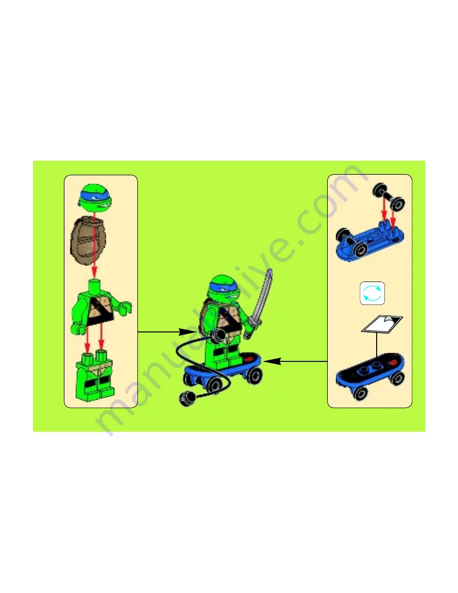 LEGO Teenage Mutant Ninja Turtles 79118 Instructions Manual Download Page 3