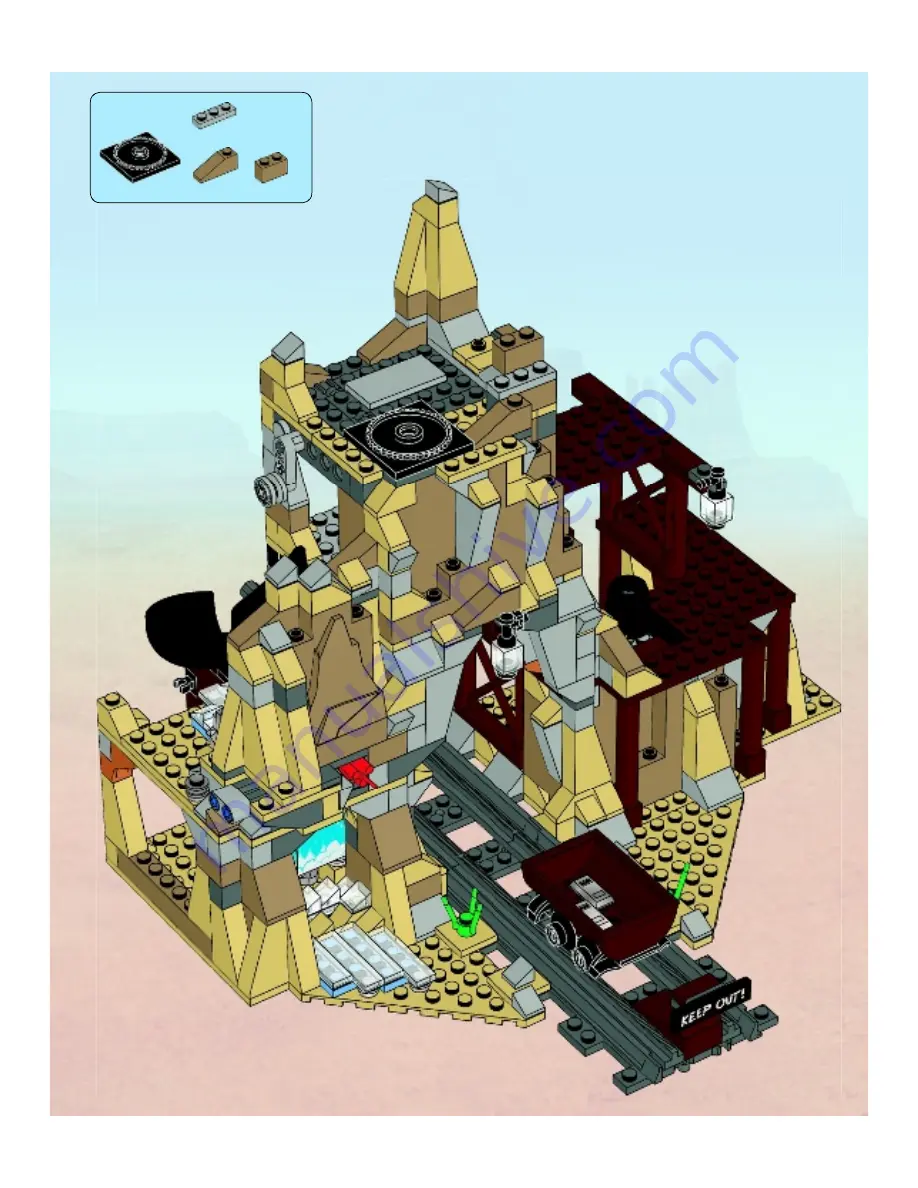 LEGO the long ranger 79110 Assembly Manual Download Page 45