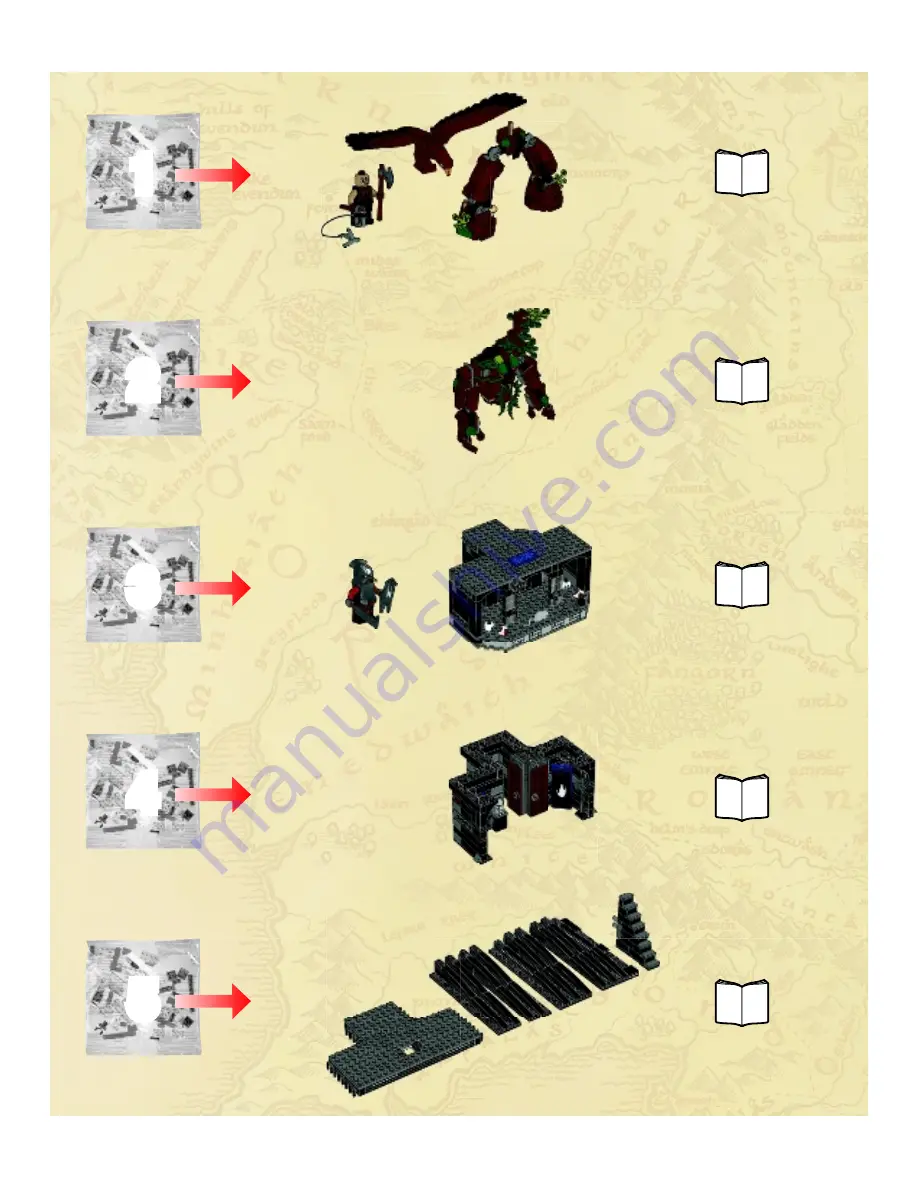 LEGO THE LORD OF THE RINGS 10237 Building Instructions Download Page 6