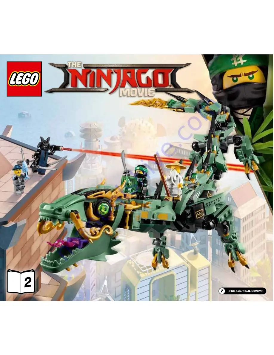 LEGO The Ninjago movie 70612 Assembly Instruction Manual Download Page 1