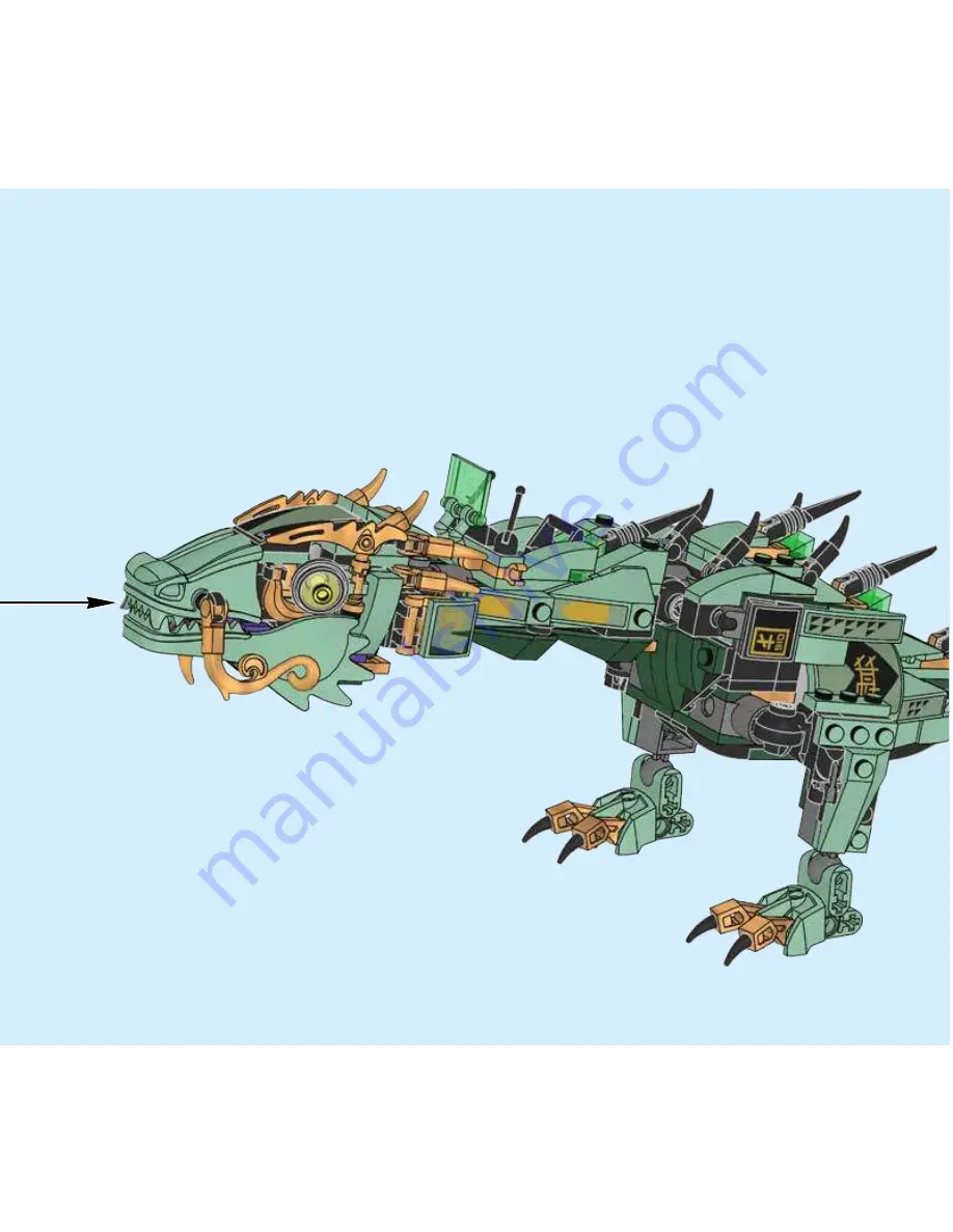 LEGO The Ninjago movie 70612 Assembly Instruction Manual Download Page 58